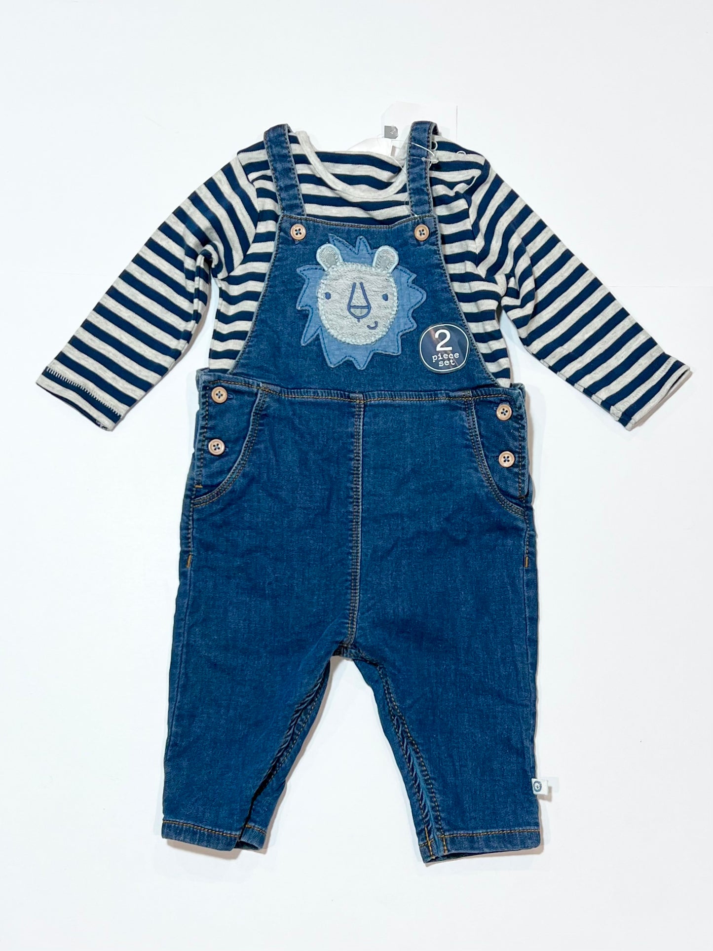 Blue lion overall set - Size 00