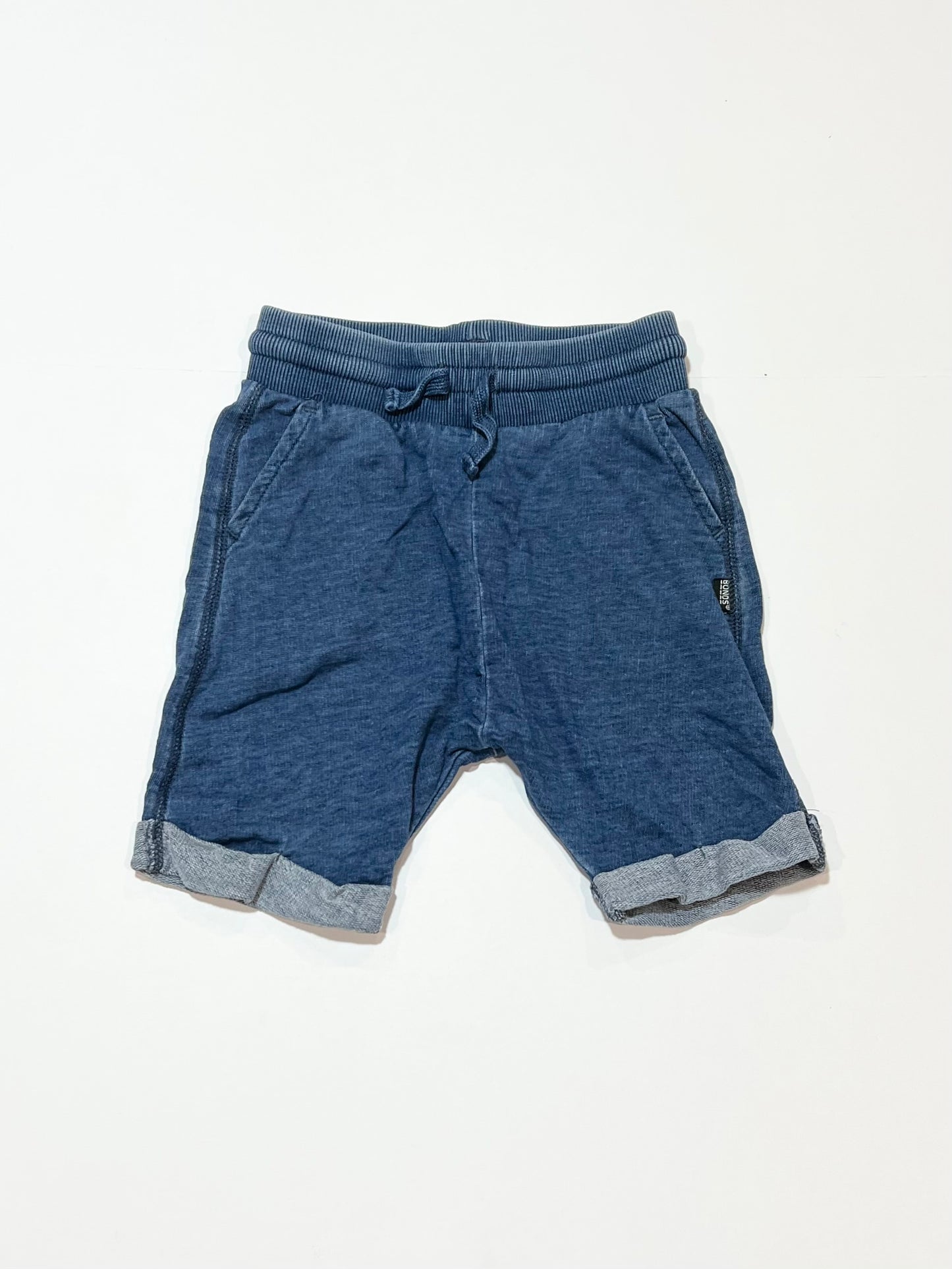Denim track shorts - Size 4