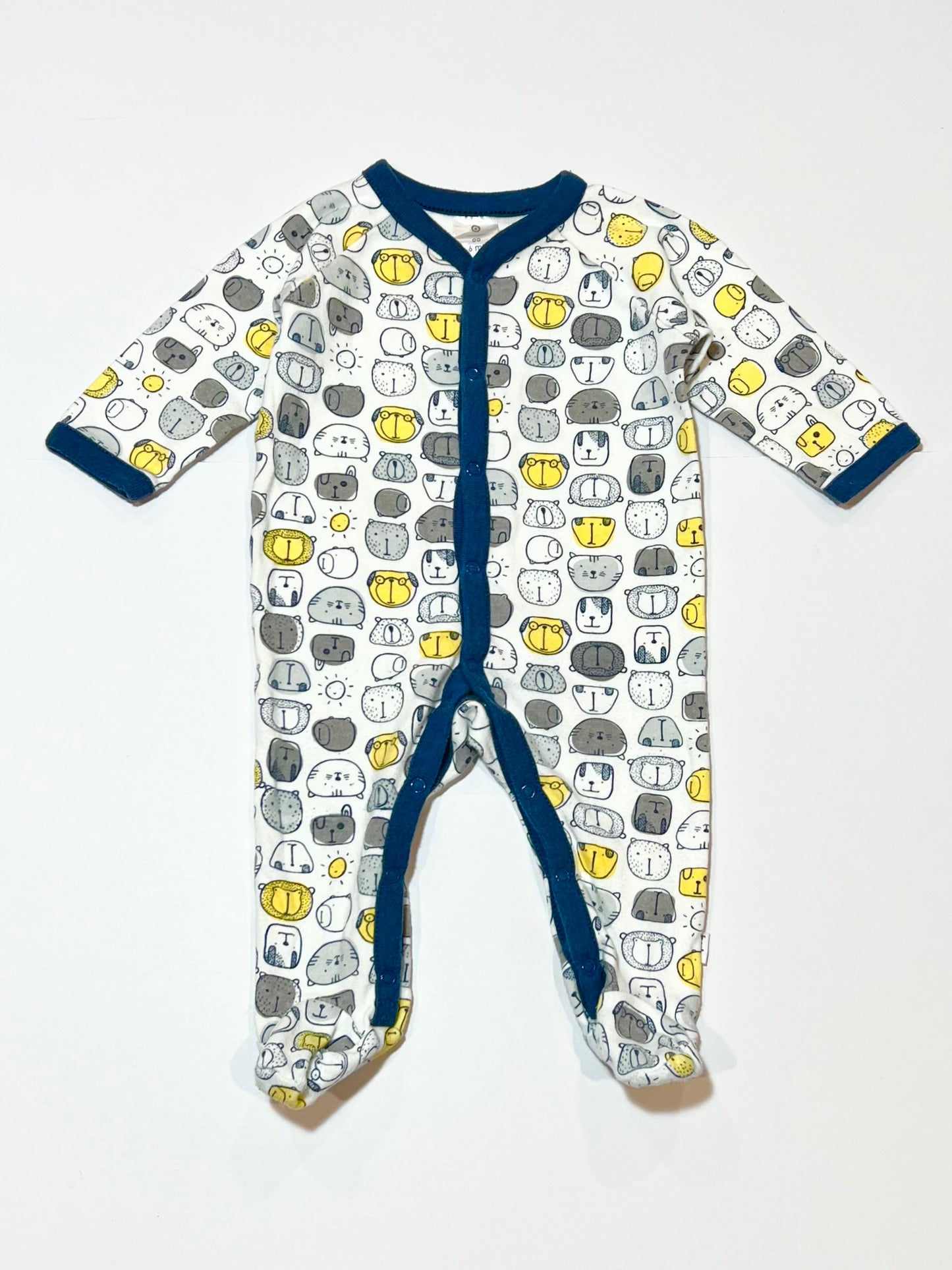 Animal faces onesie - Size 00