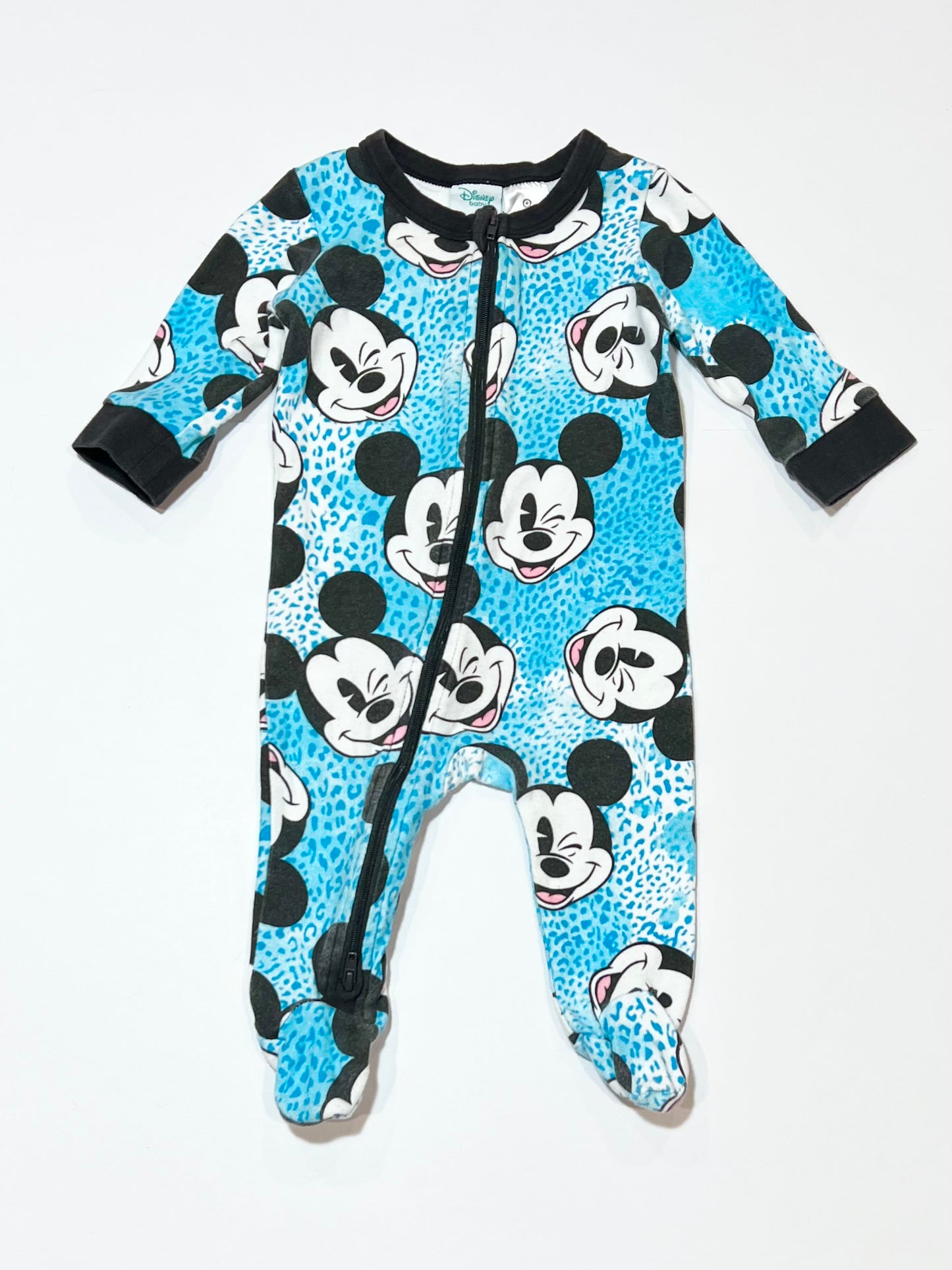 Mickey zip onesie - Size 00