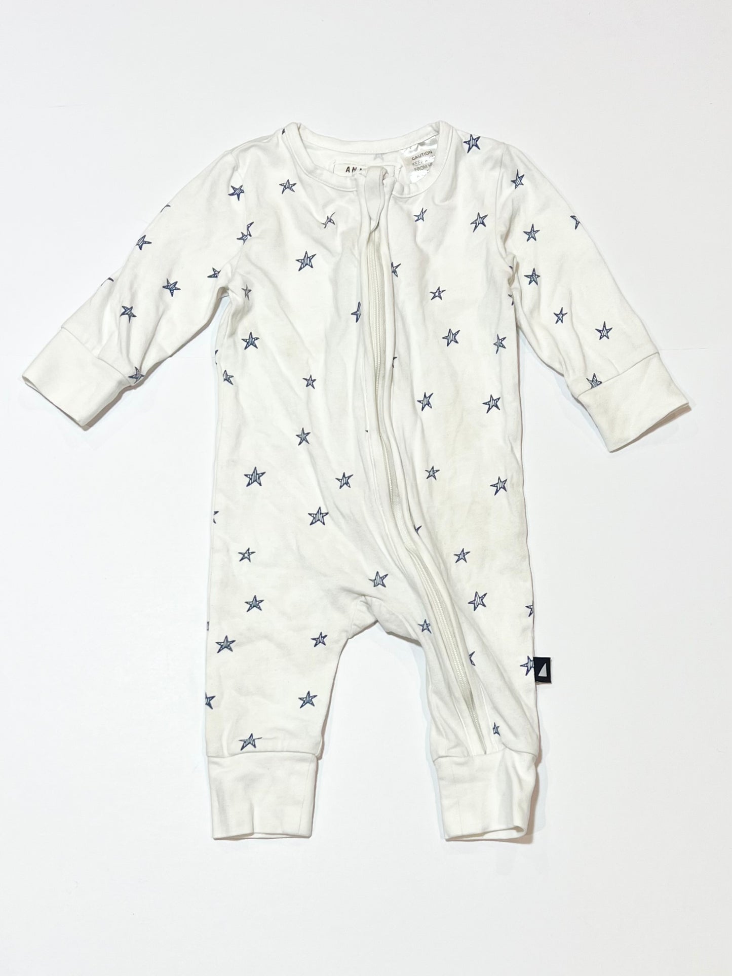 Stars zip onesie - Size 00