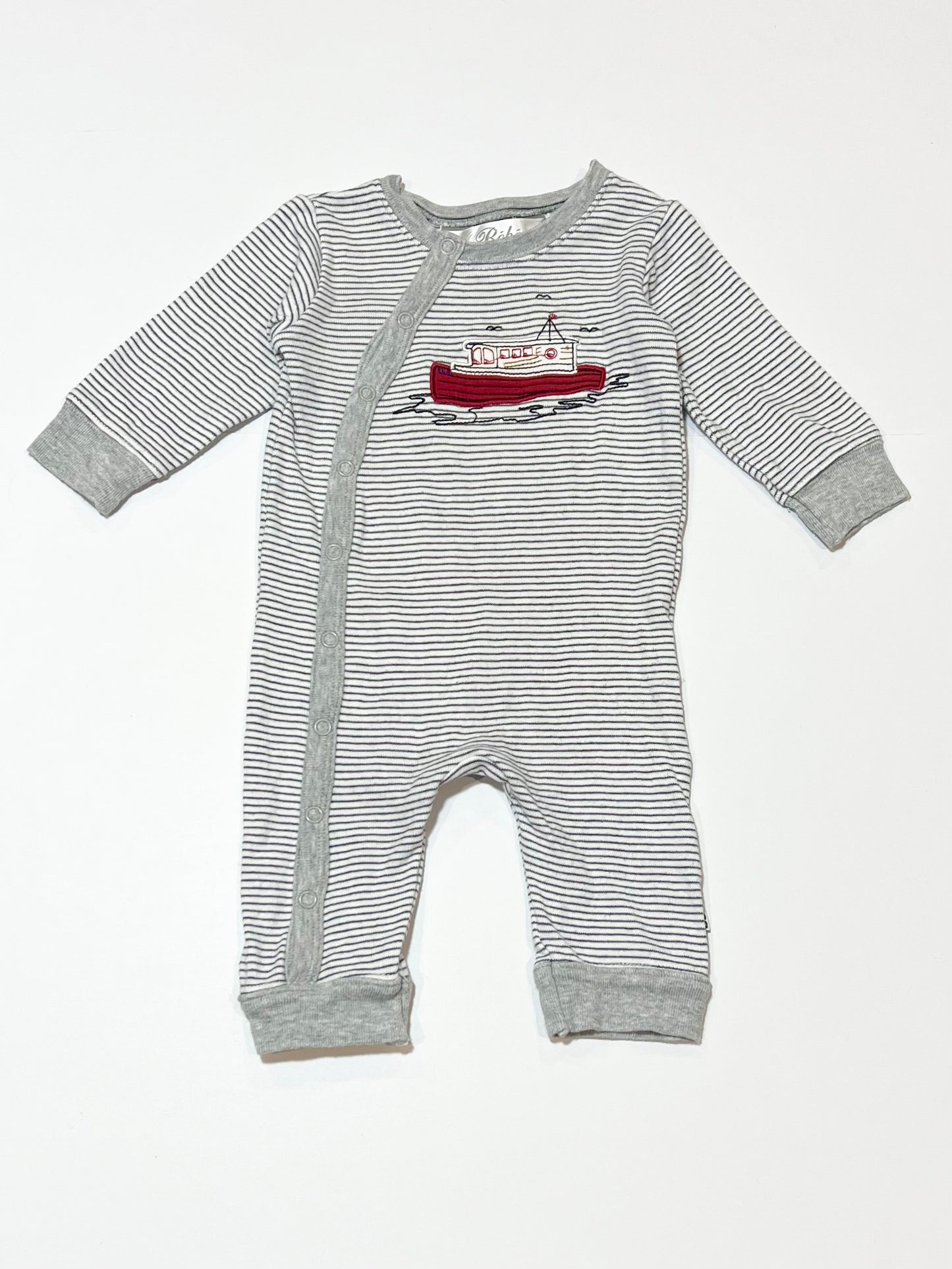 Tug boat onesie - Size 00