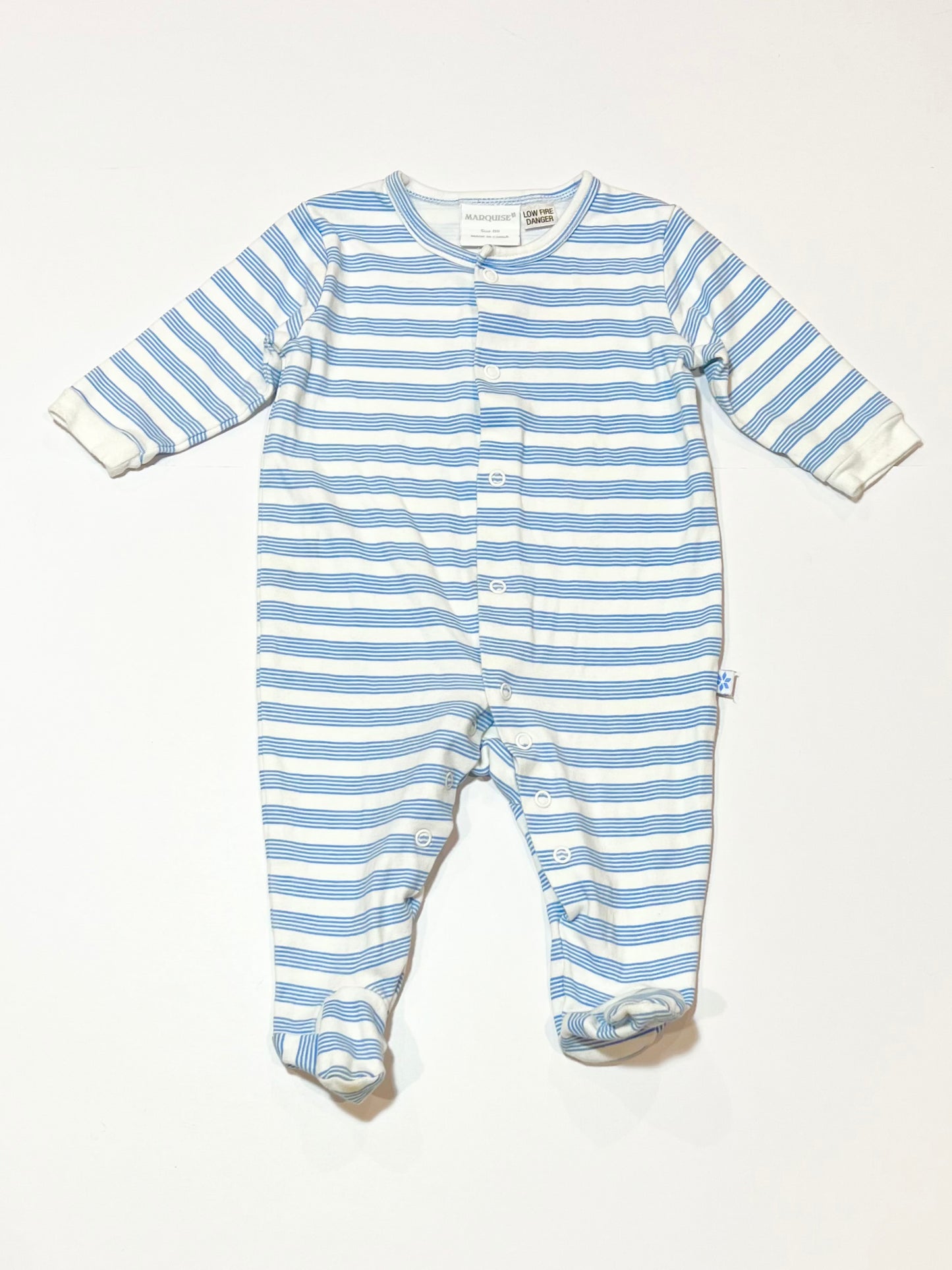 Blue striped onesie - Size 00