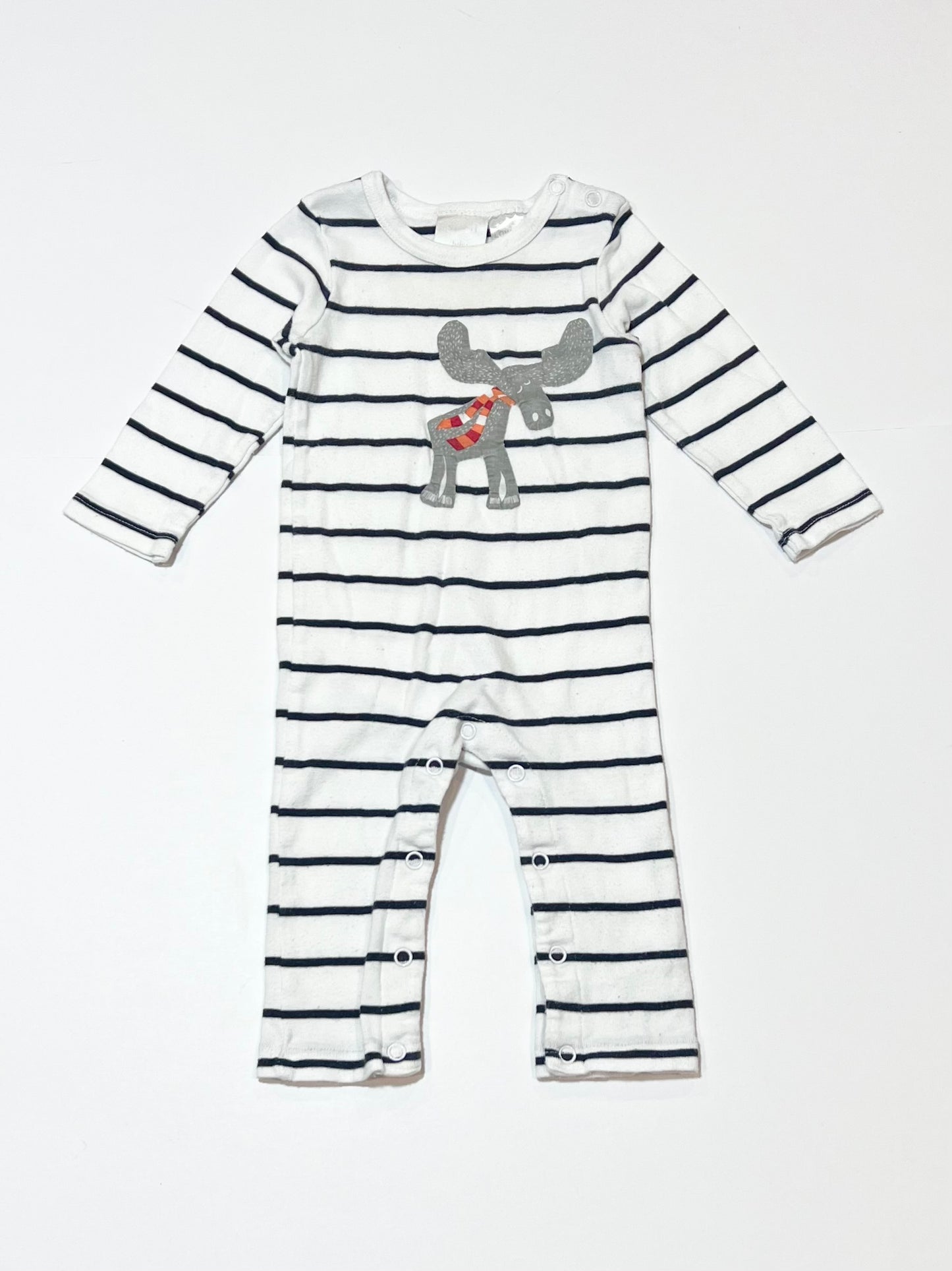 Striped moose onesie - Size 00