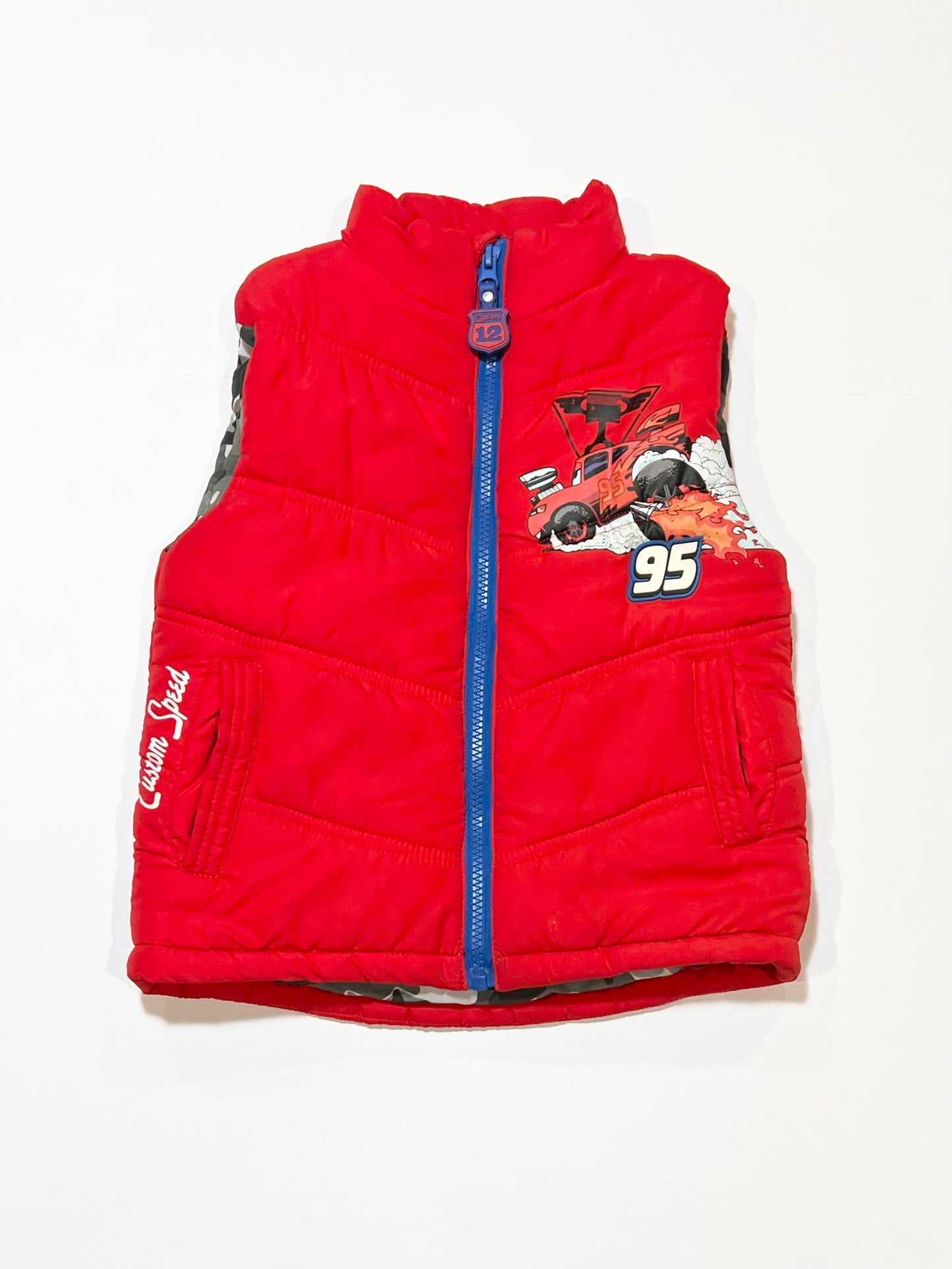 Lightning McQueen puffer vest - Size 4