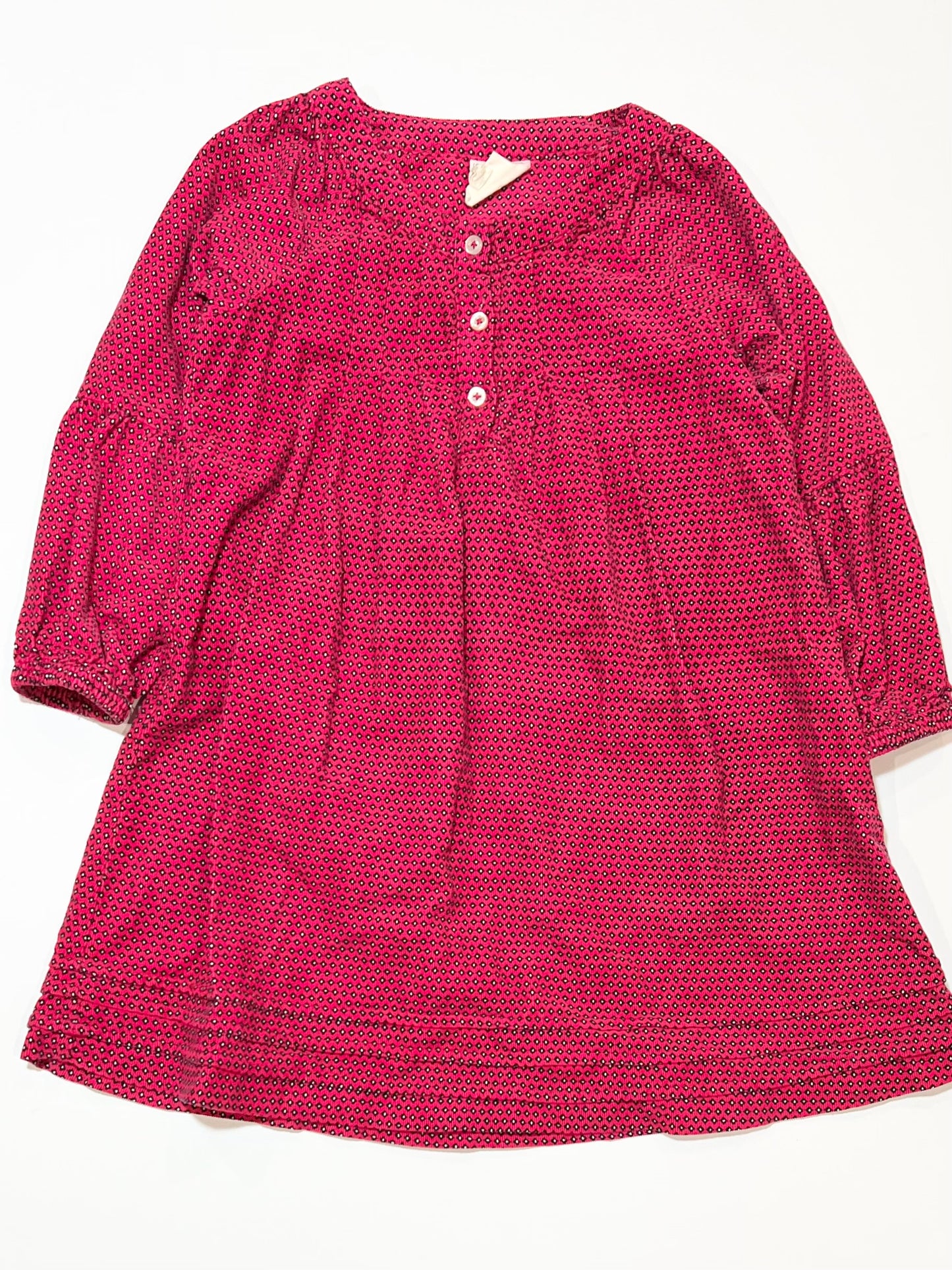 Pink corduroy dress - Size 4