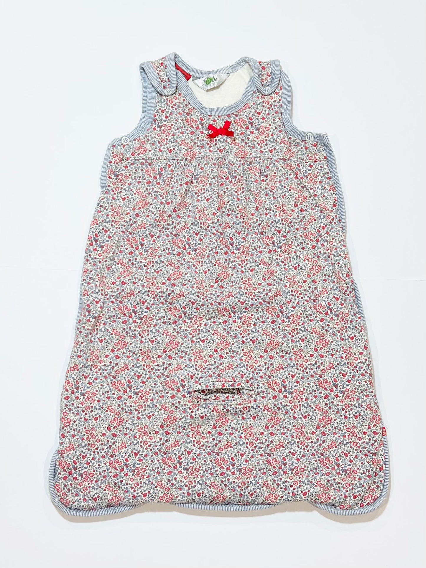 Floral padded sleeping bag - Size 0-6 months