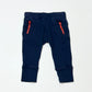 Navy zip pants - Size 6-9 months
