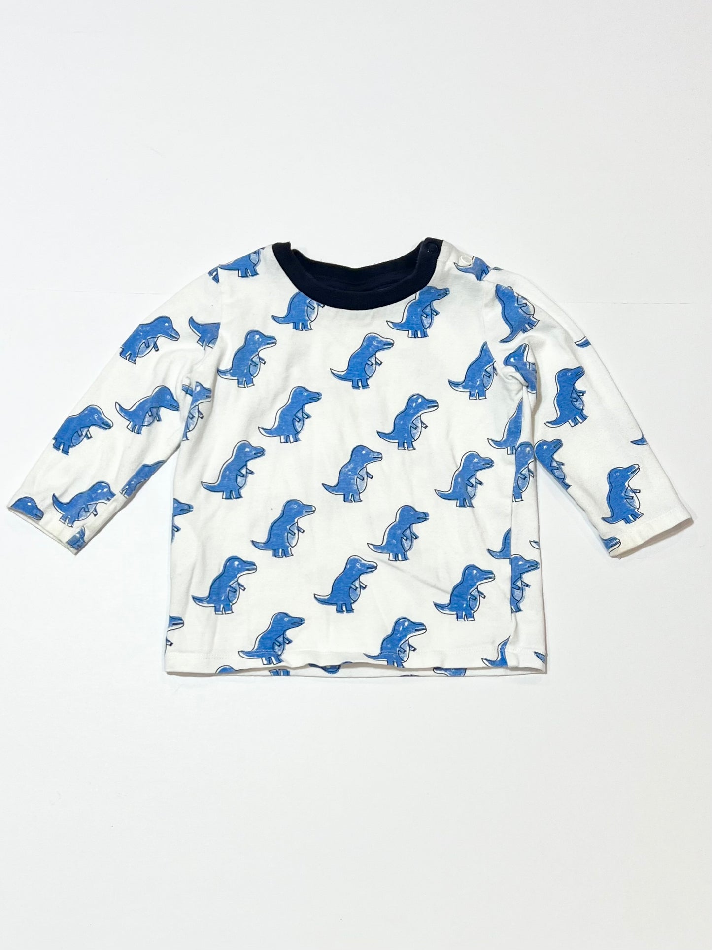 Blue dinosaur top - Size 0