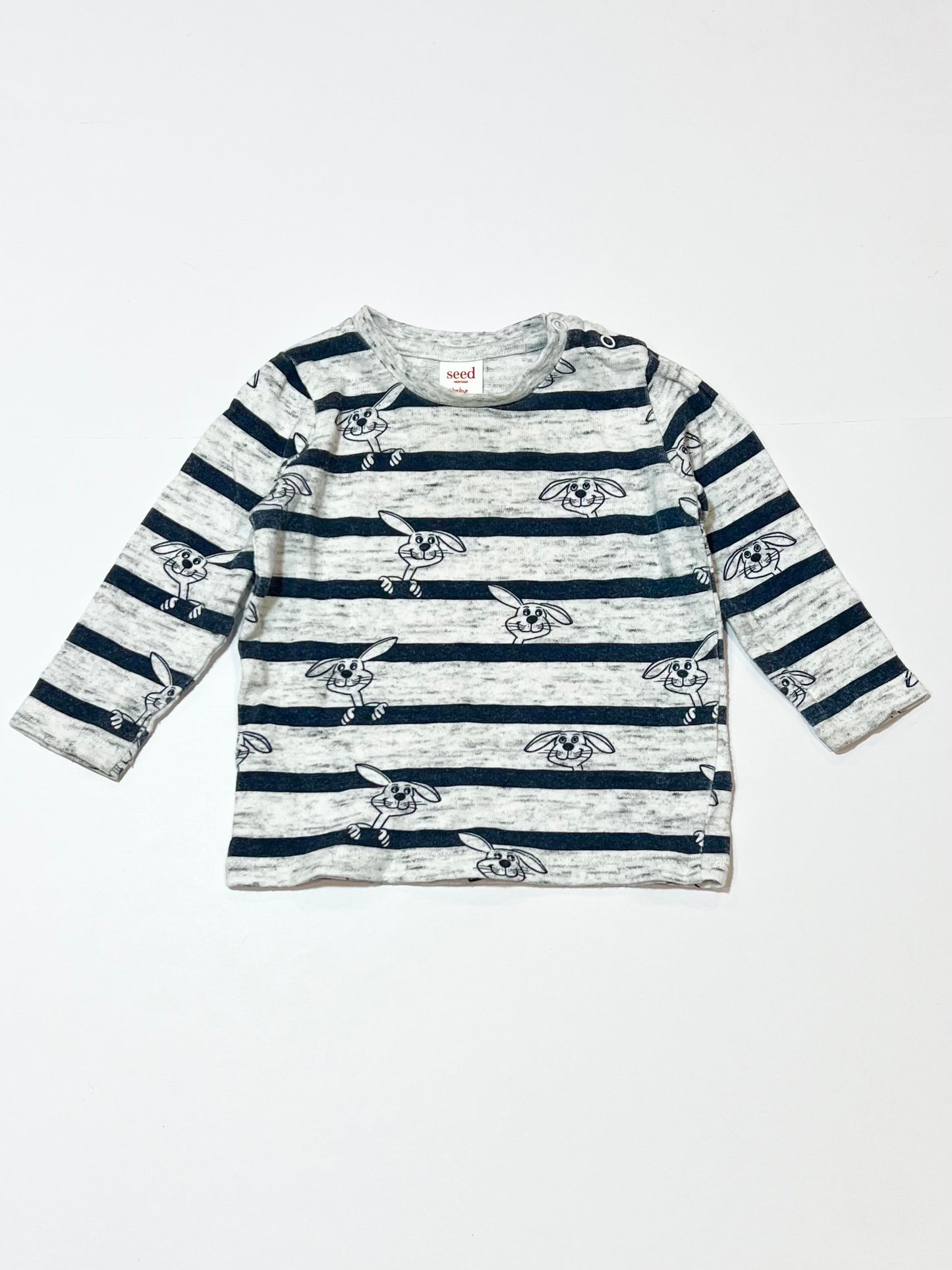 Navy bunny top - Size 0