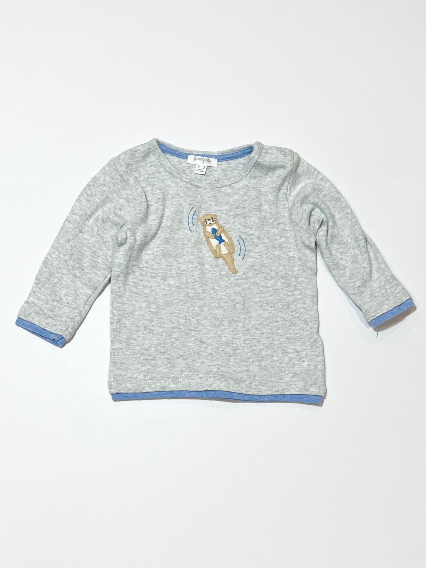 Grey otter top - Size 0