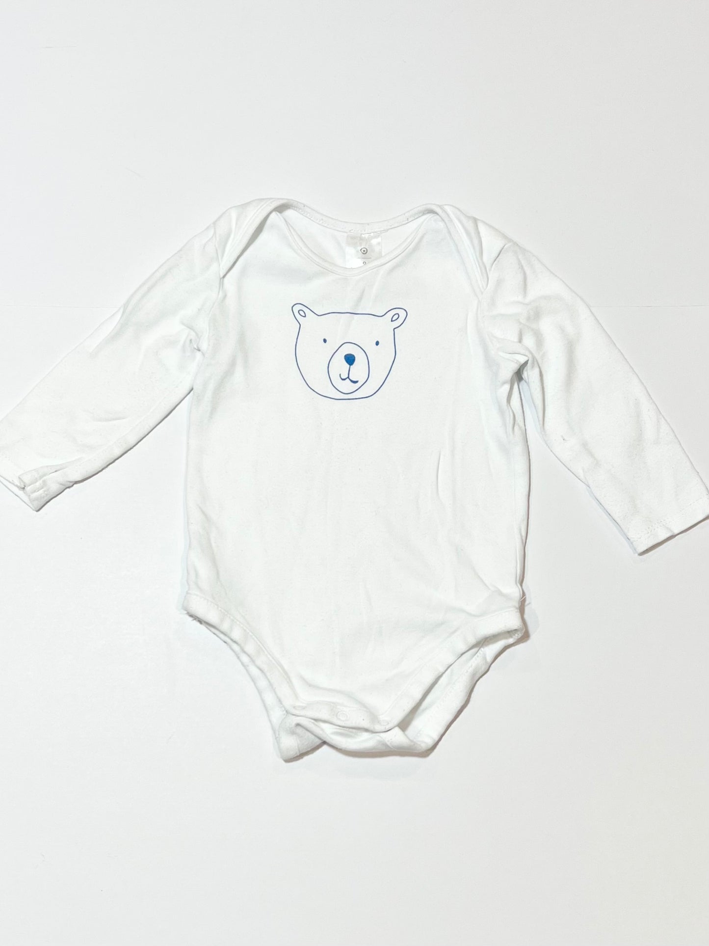 Blue bear bodysuit - Size 0
