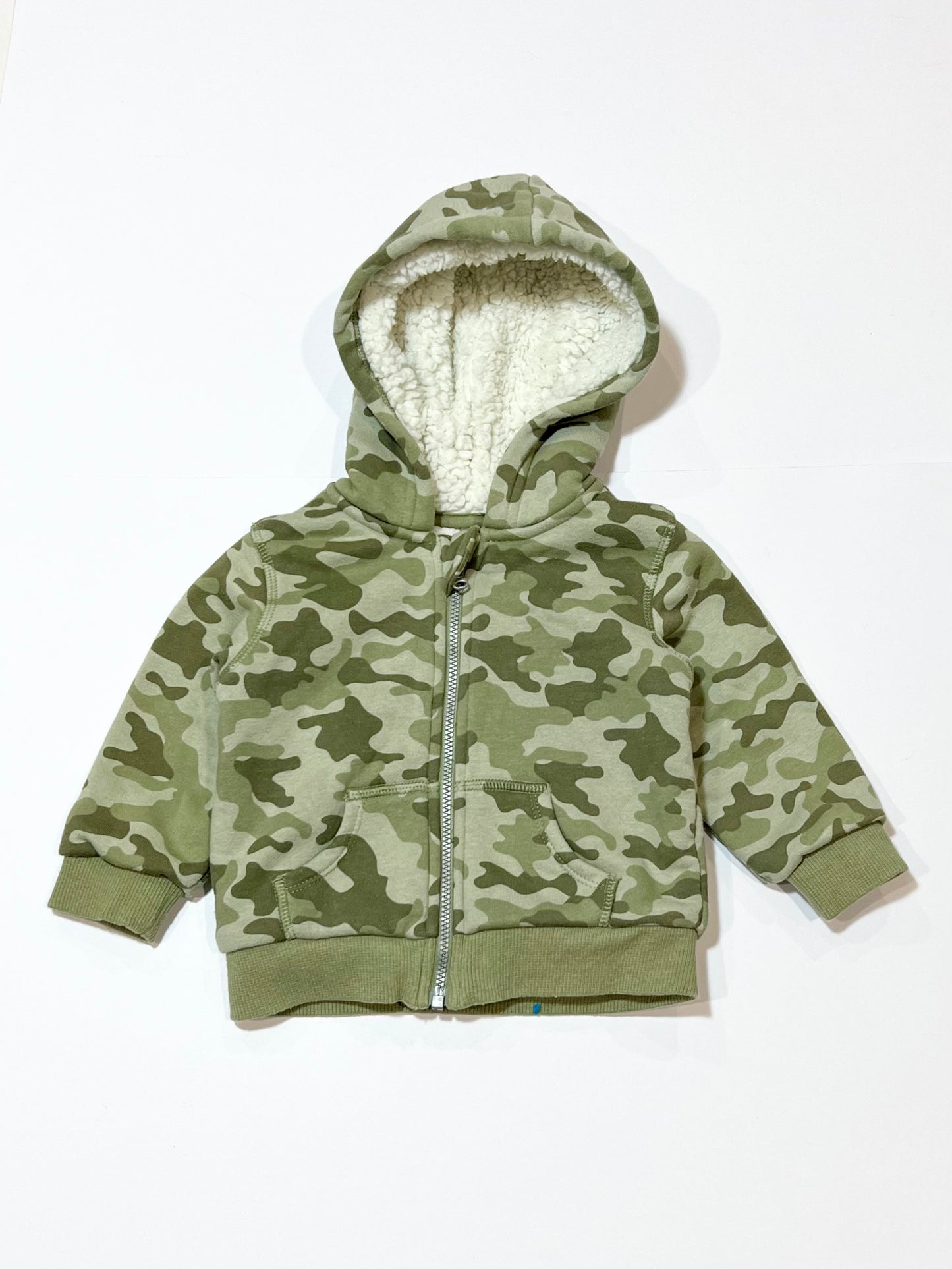 Zip sherpa hoodie - Size 0