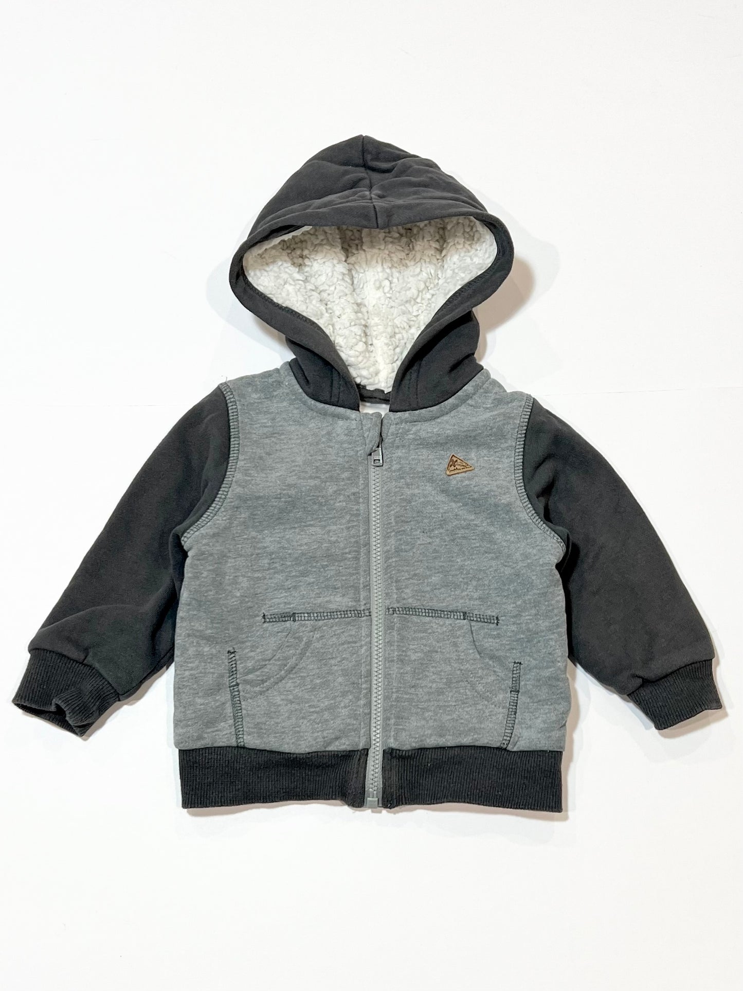 Zip sherpa hoodie - Size 0