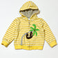 Striped sloth zip hoodie - Size 9-12 months