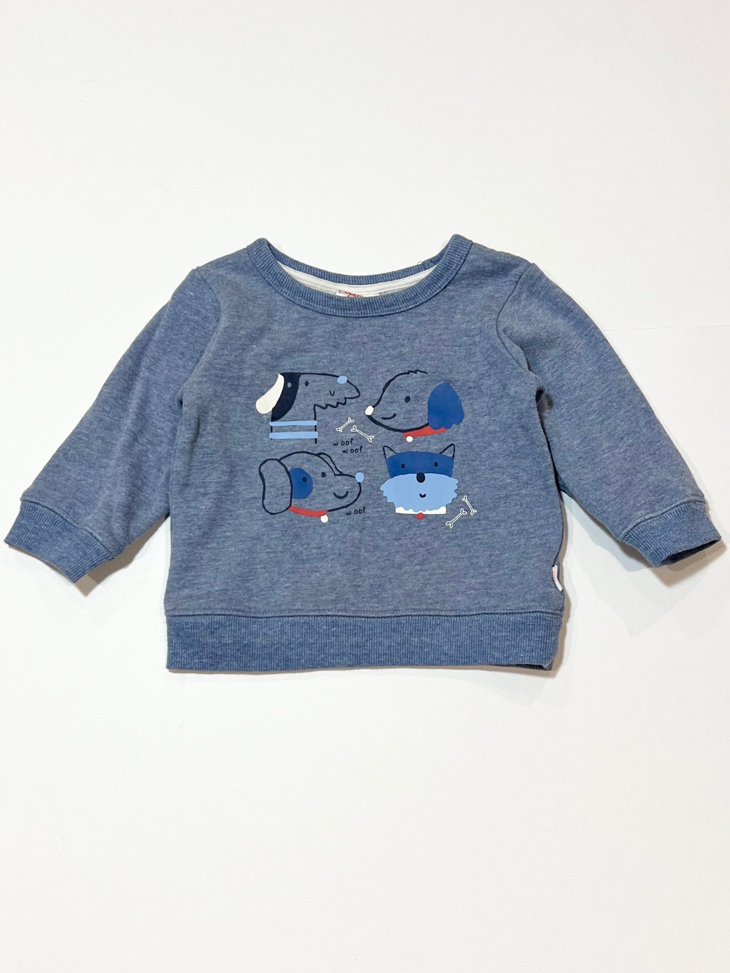 Blue dogs sweater - Size 0
