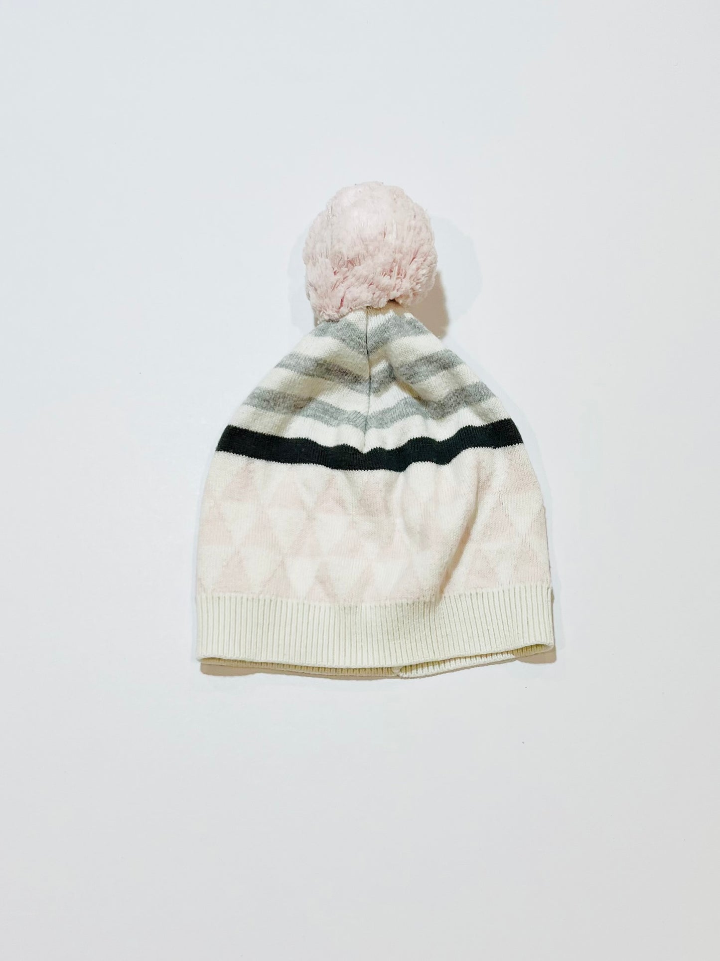 Pompom beanie - Size newborn