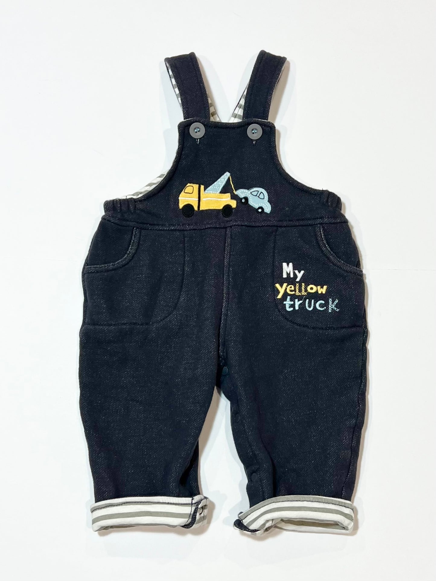 Grey fleece overalls - Size 0