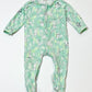 Green zip onesie - Size 0