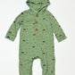 Hooded ribbed onesie - Size 6-9 months