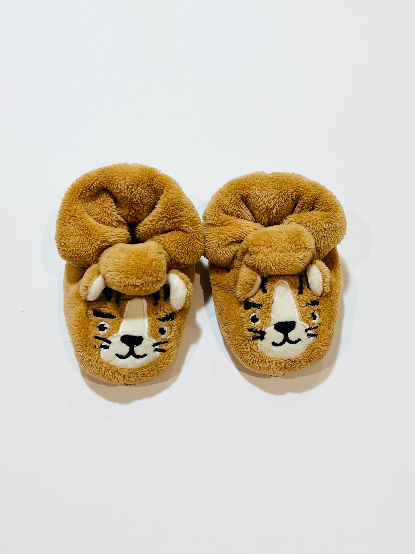 Tiger booties - Size 6-12 months