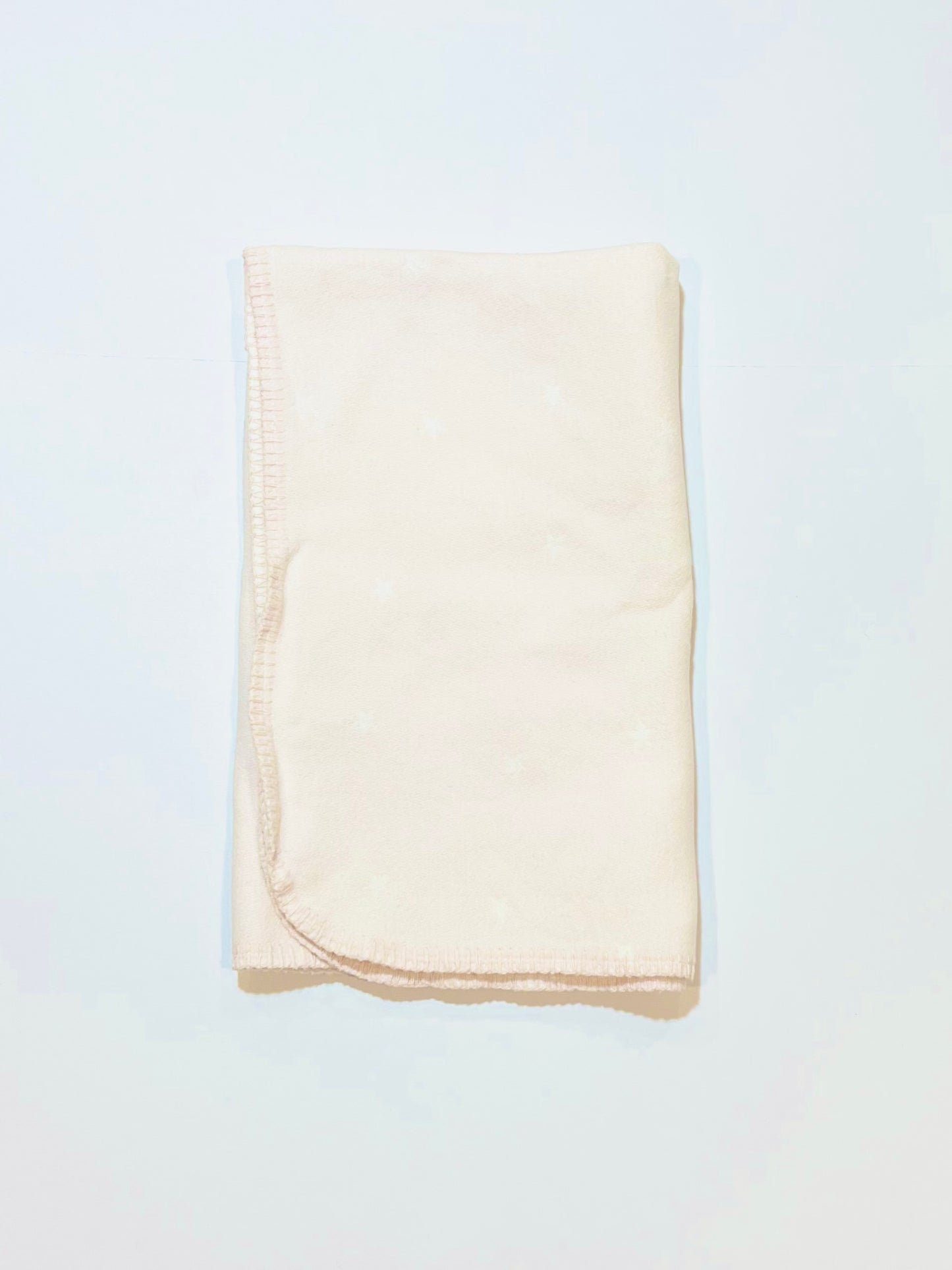 Pink stars pram blanket