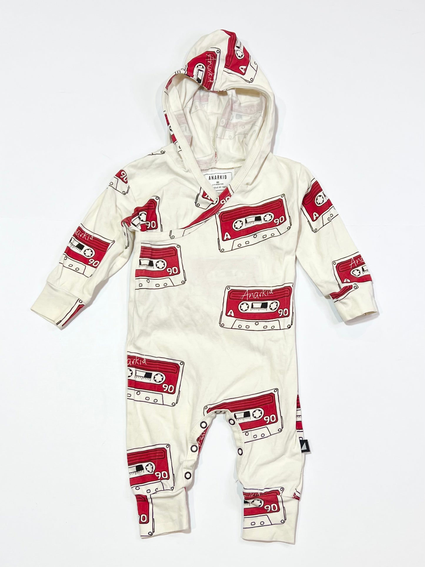 Cassette tape onesie - Size 00