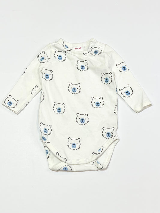 Blue bear bodysuit - Size 000