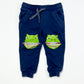 Blue t-rex trackies - Size 1