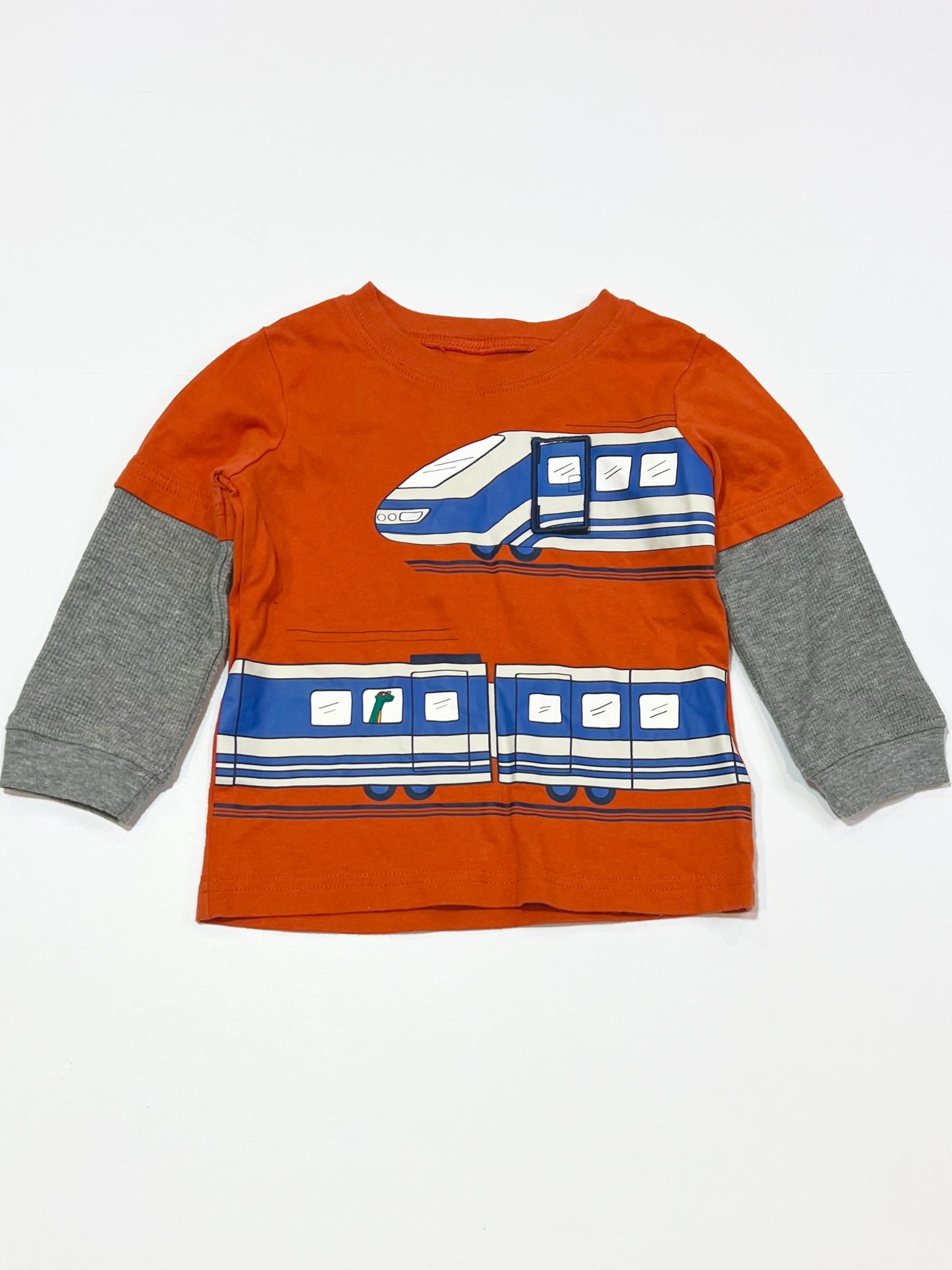 Orange train top - Size 1