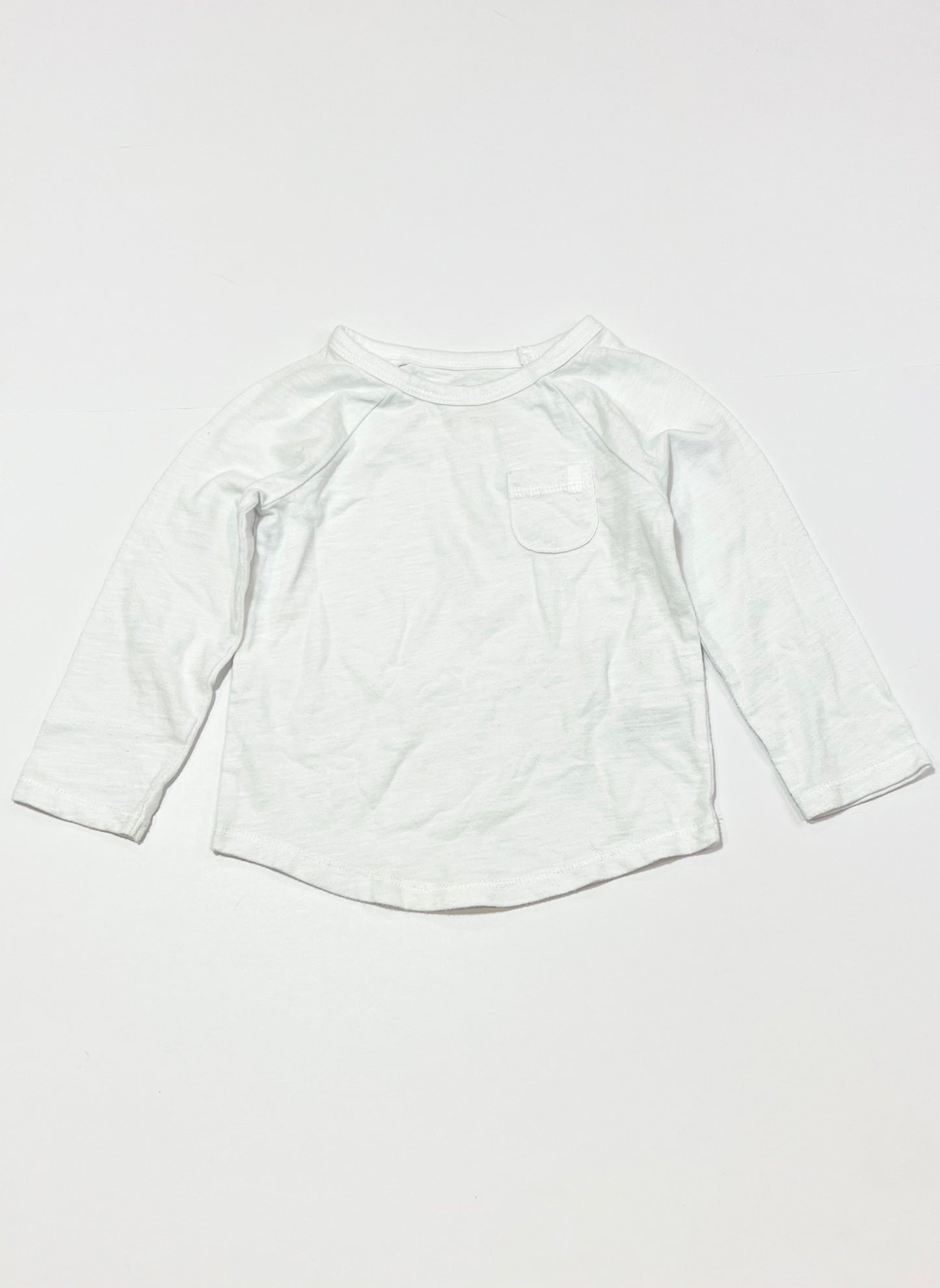 White pocket top - Size 1