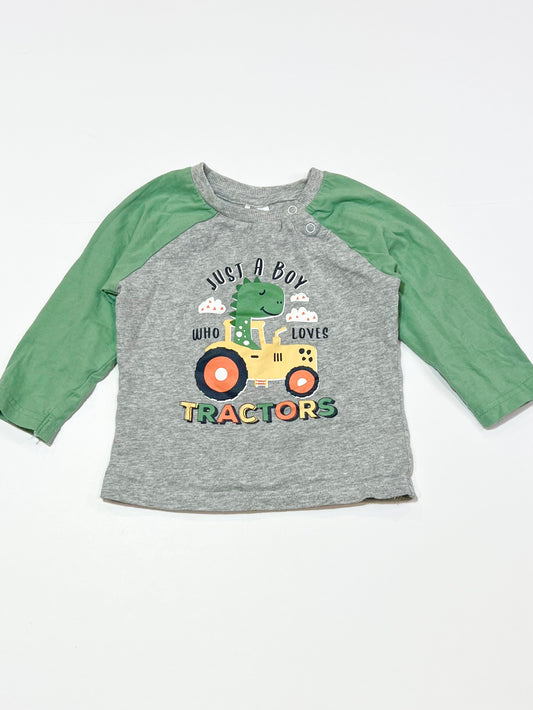 Dino tractor top - Size 1