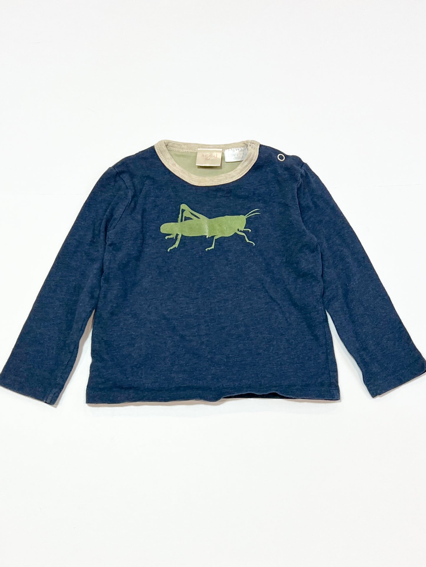 Navy grasshopper top - Size 1