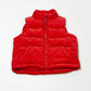 Red corduroy puffer vest - Size 1
