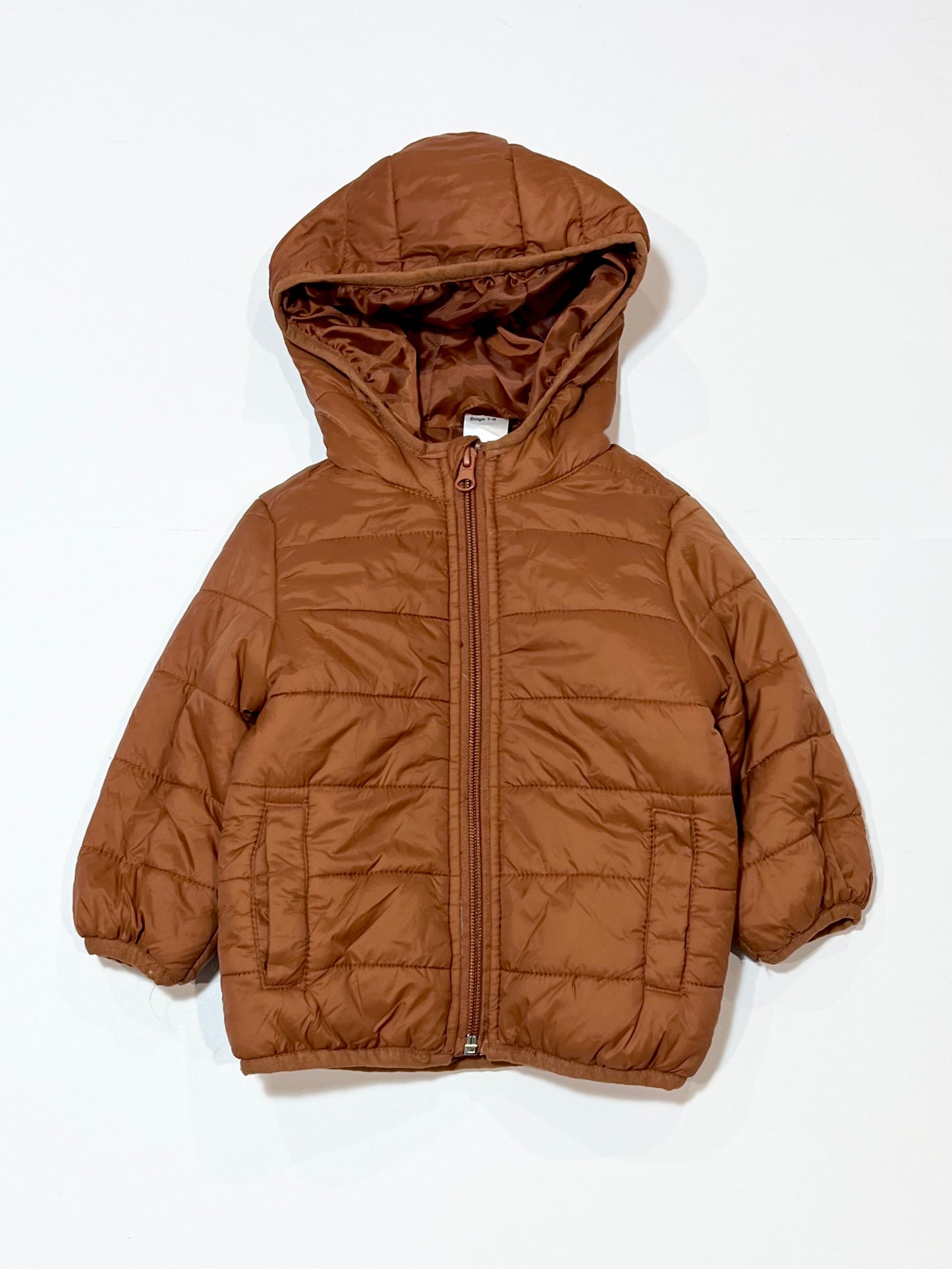 Brown puffer jacket - Size 1