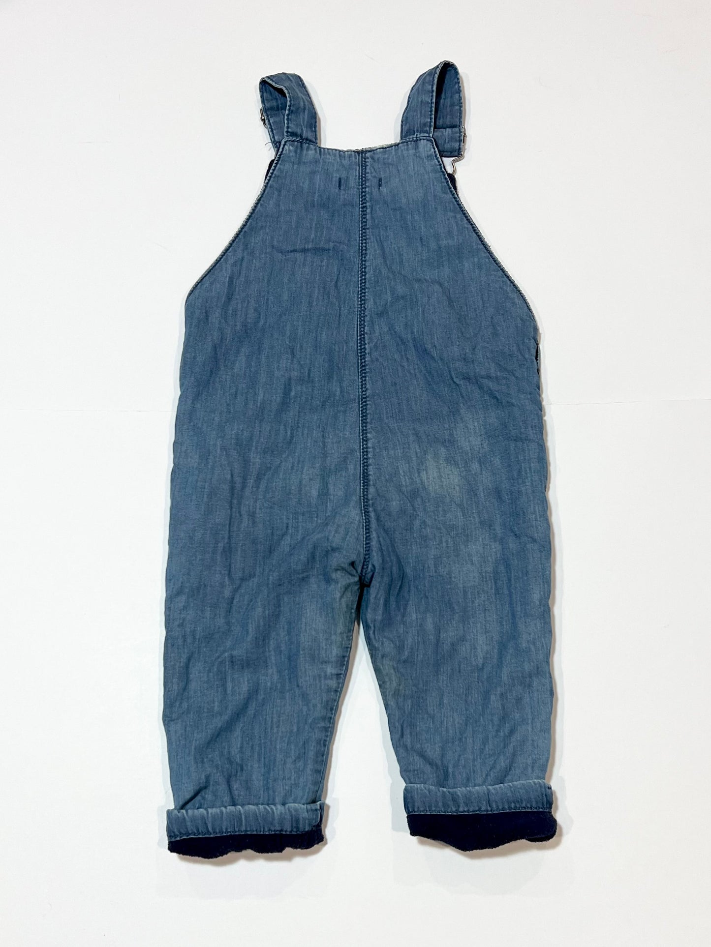 Soft denim overalls - Size 1