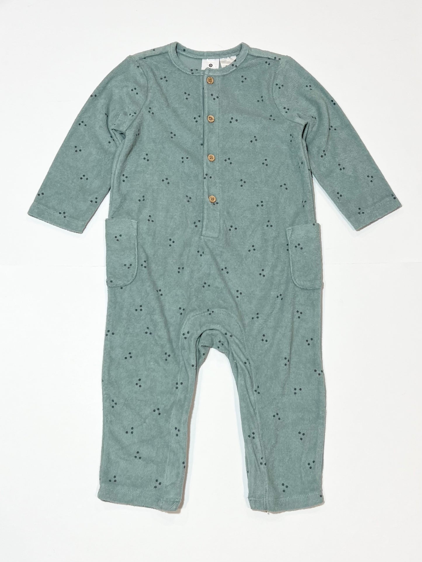 Grey terry onesie - Size 1