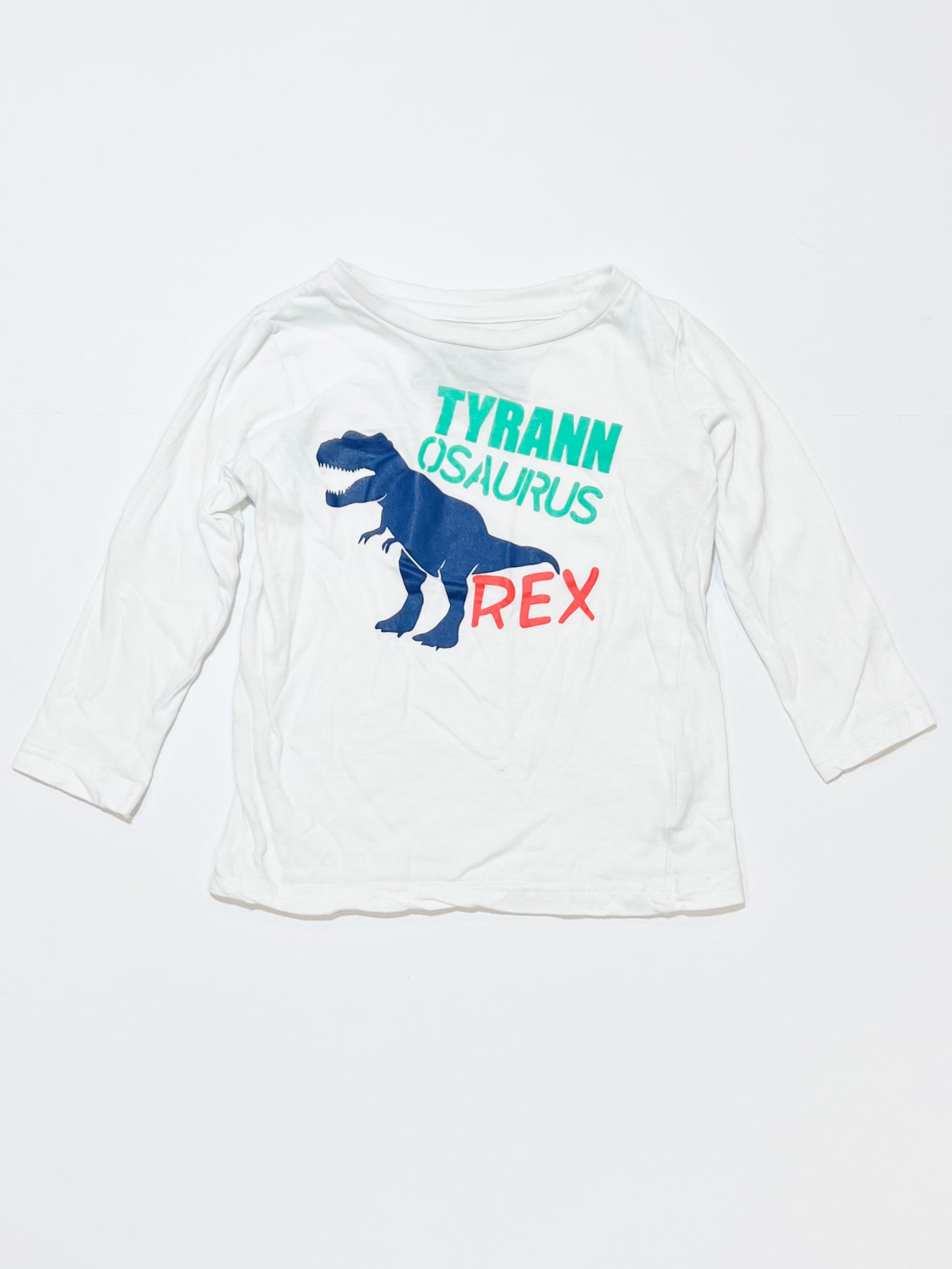 White t-rex top - Size 3