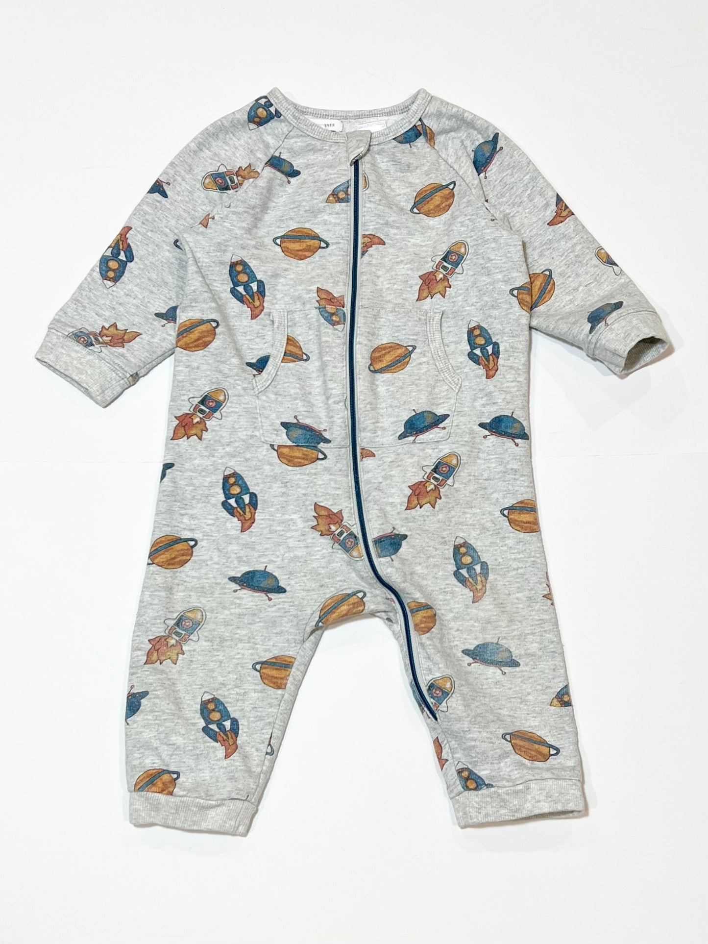 Rockets zip onesie - Size 1