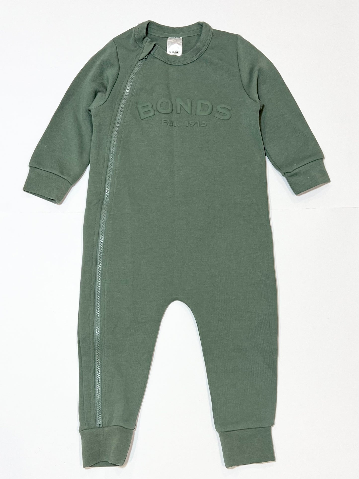 Tech Sweat zip Wondersuit - Size 1