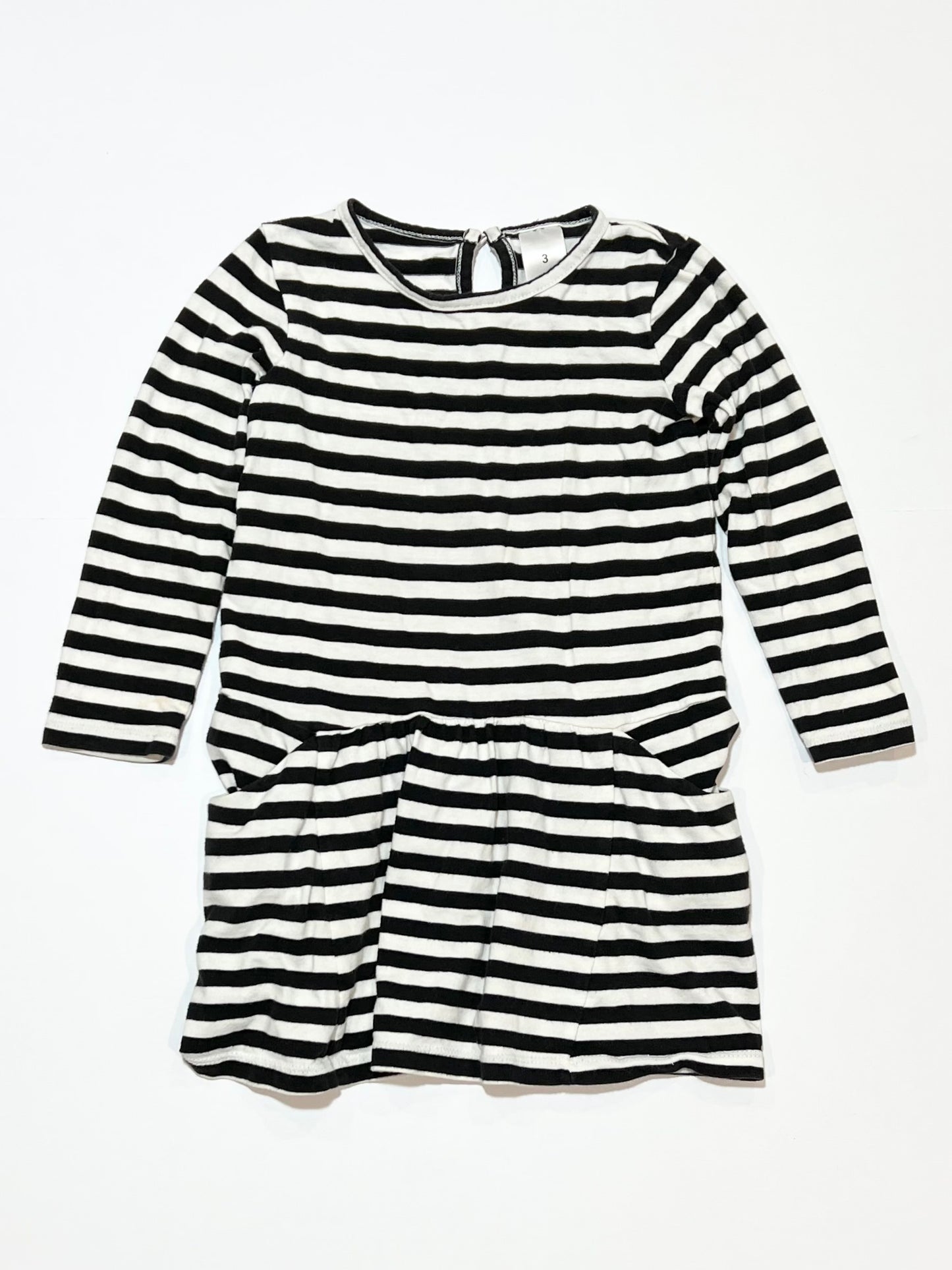 Striped jersey dress - Size 3