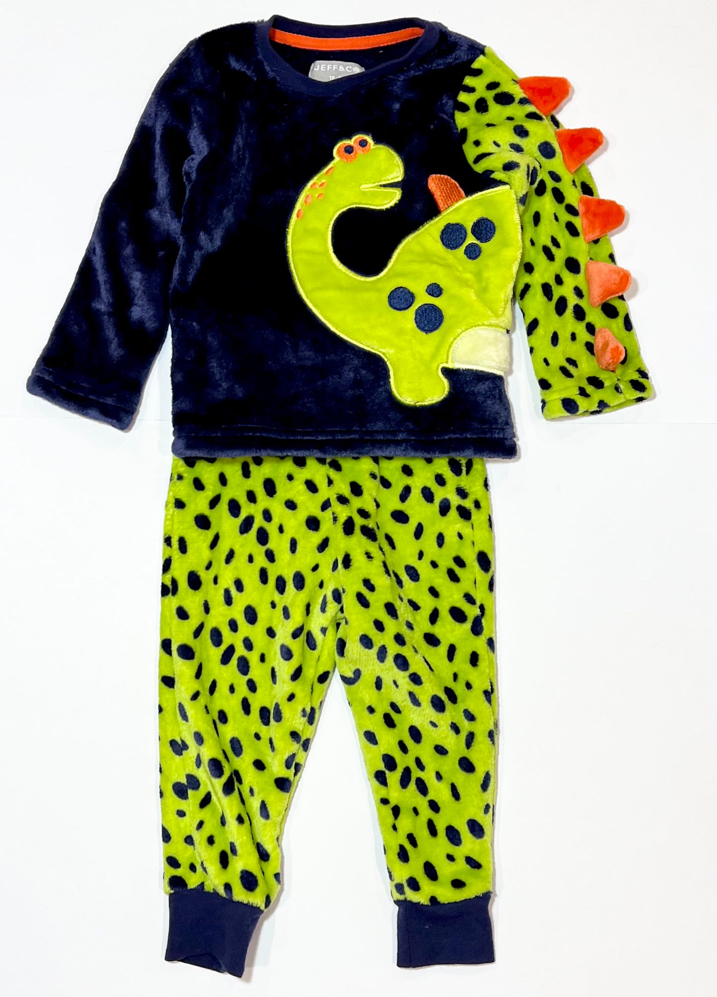 Fleece dinosuar pyjamas - Size 2
