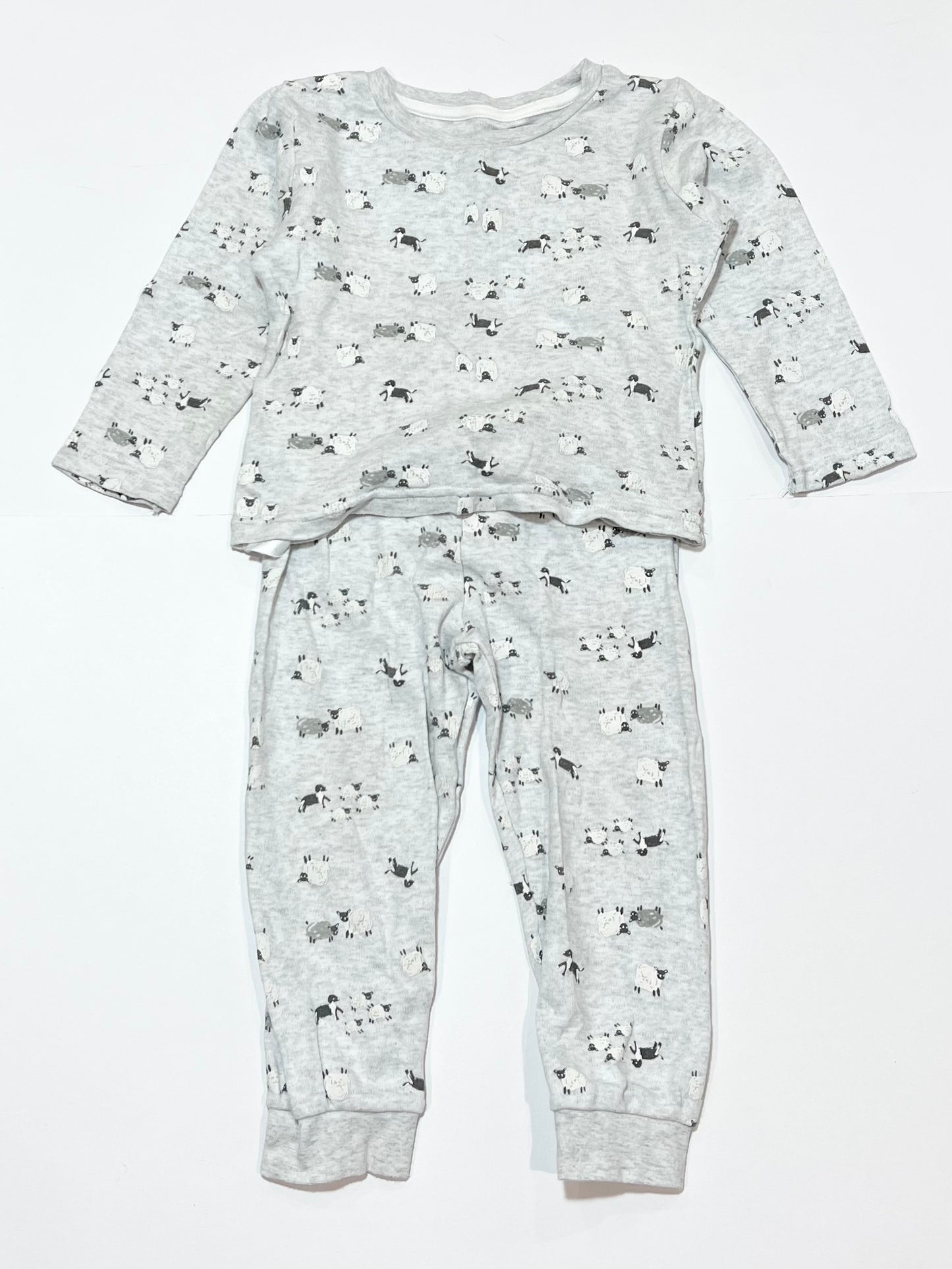 Grey sheep pyjamas - Size 2-3