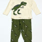 Green t-rex pyjamas - Size 2