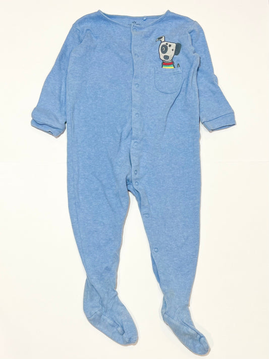 Blue puppy onesie - Size 2