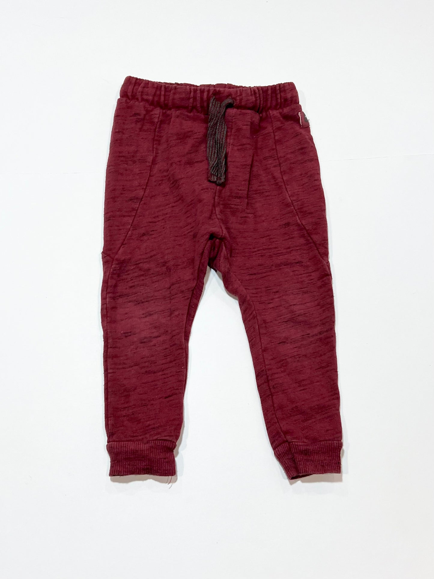 Maroon trackies - Size 2-3