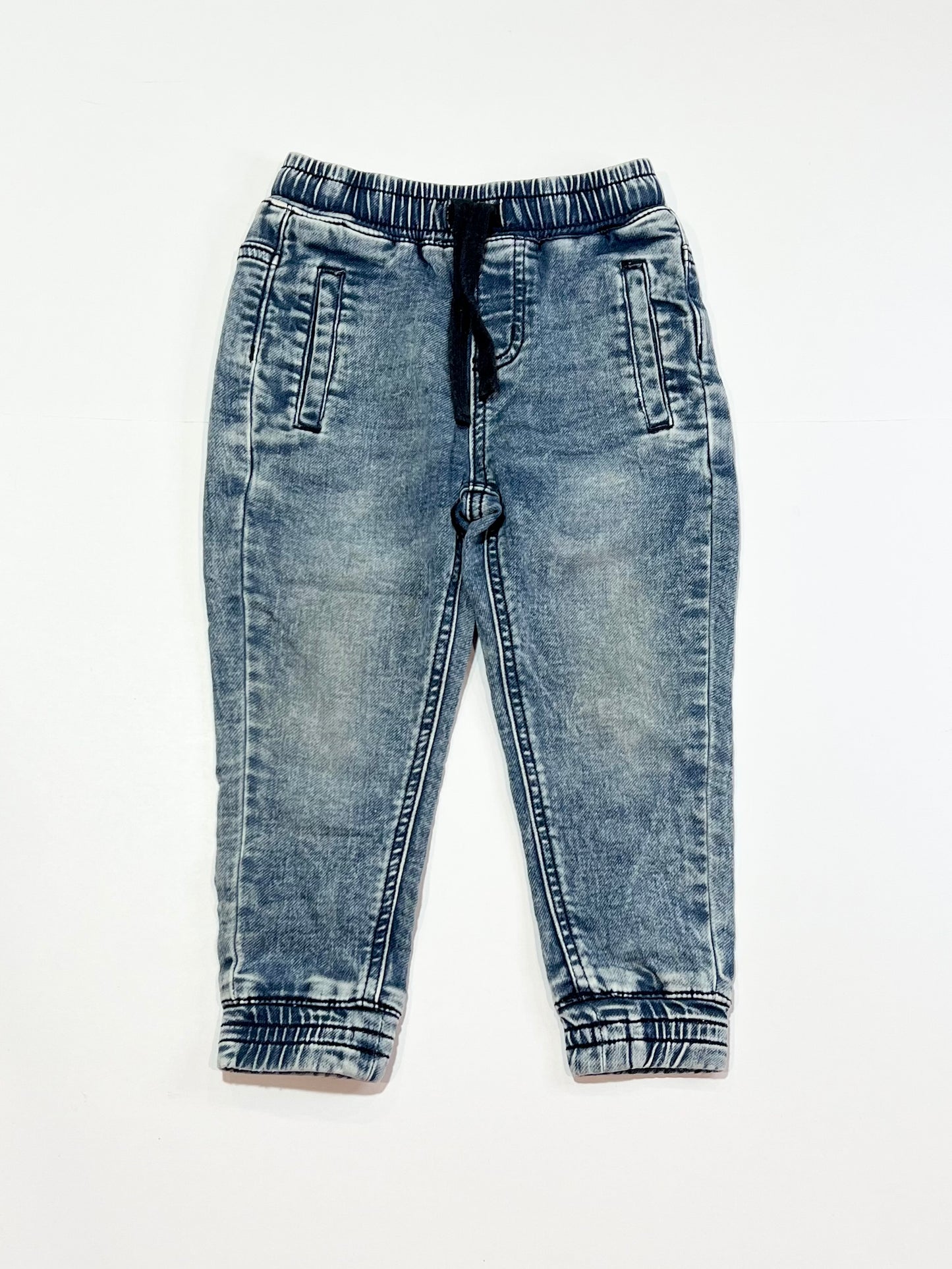 Denim jogger pants - Size 2