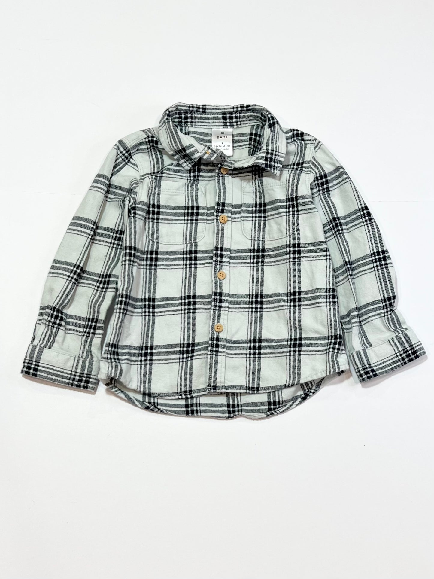 Checkered flanellette shirt - Size 2