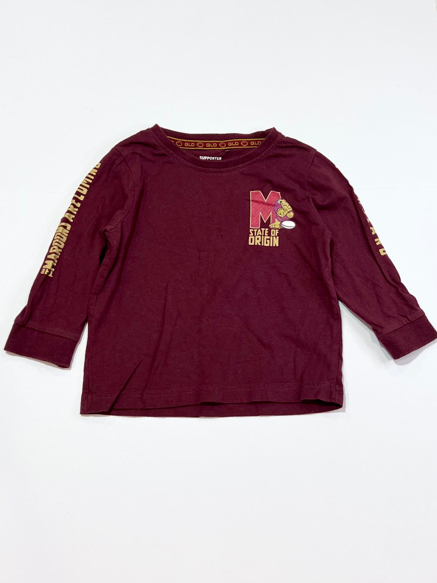 Maroons top - Size 2