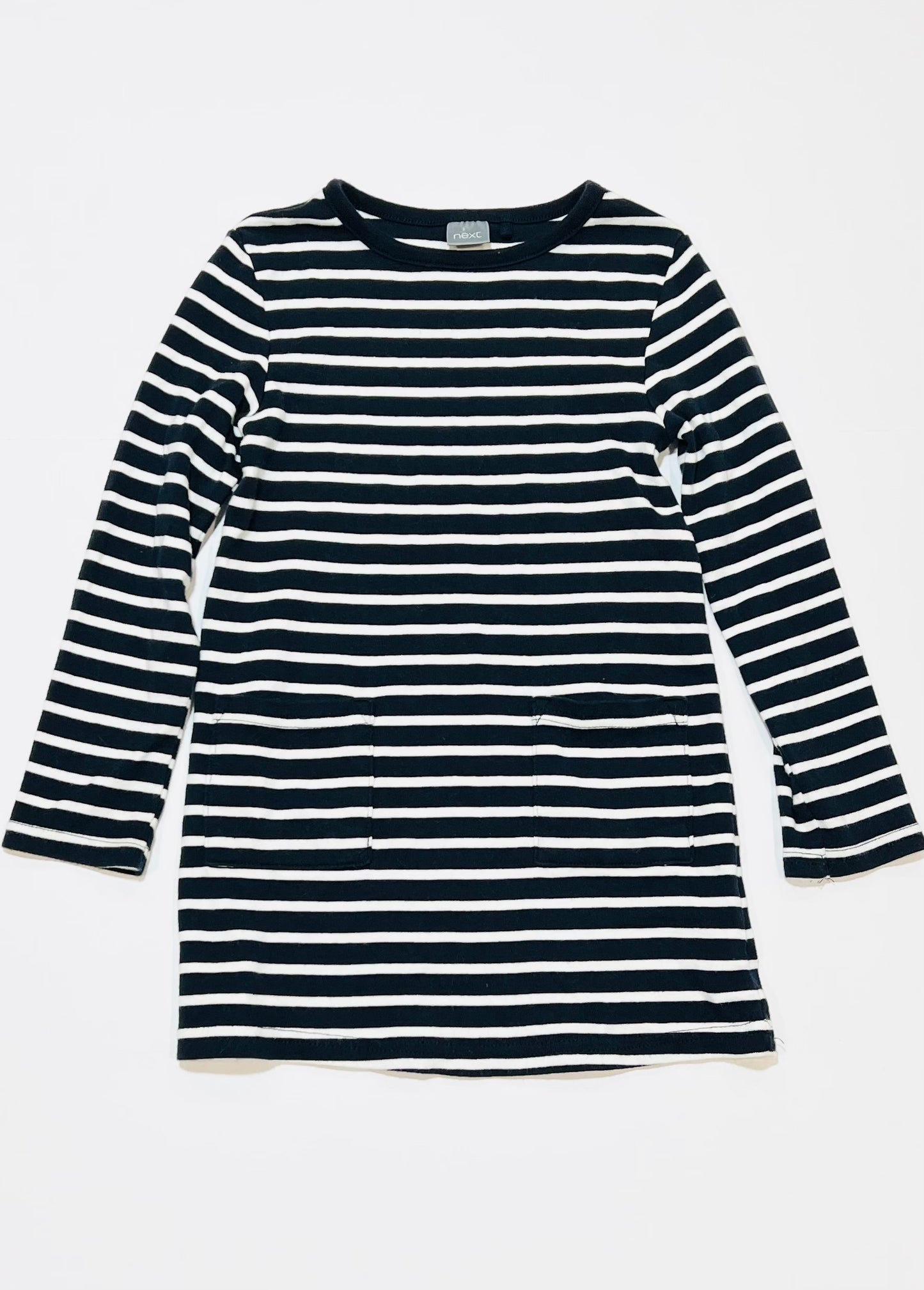 Striped jersey dress - Size 4